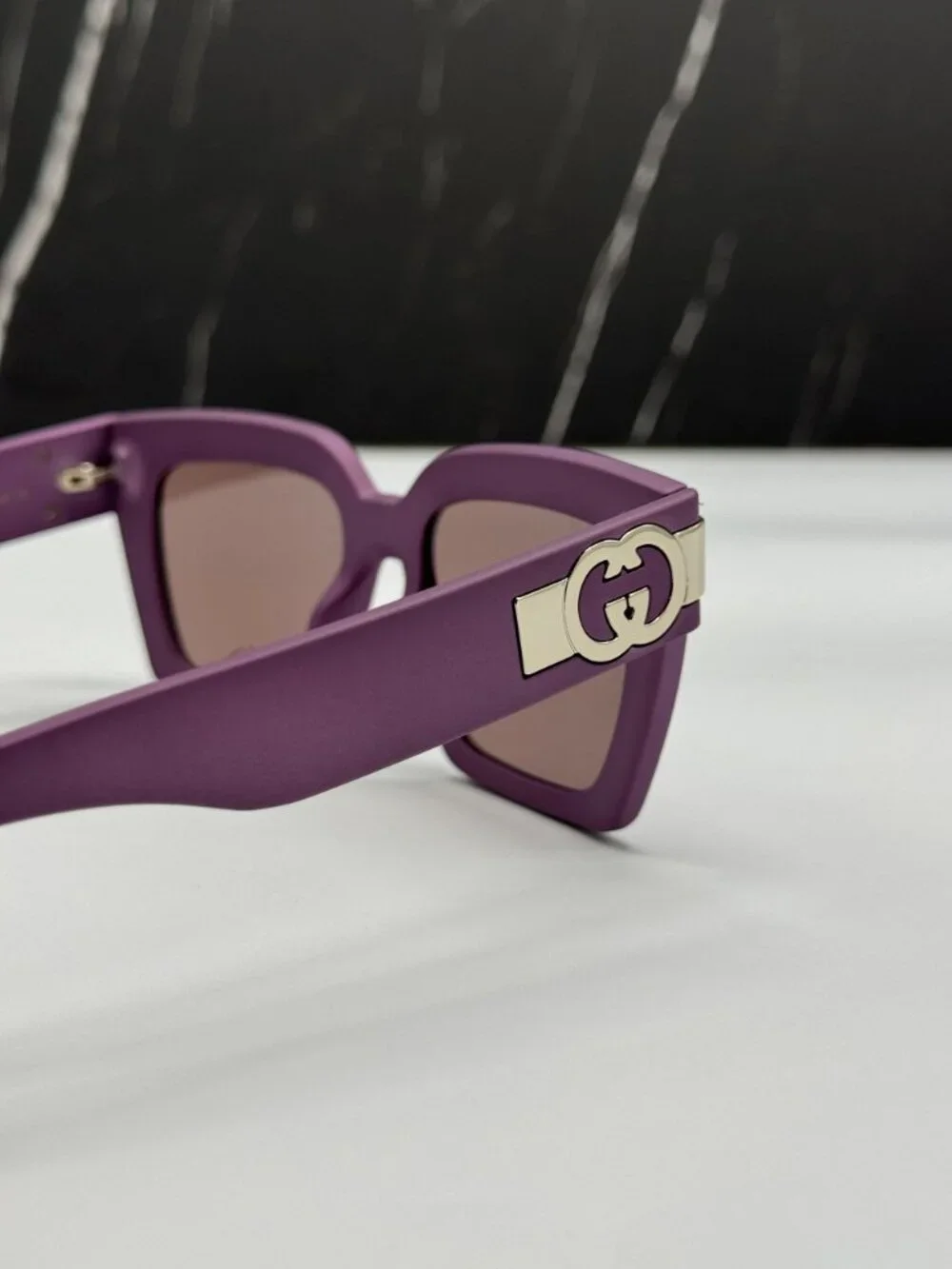 NEW GUCCI GG1689S 004 VIOLET WOMEN SUNGLASSES